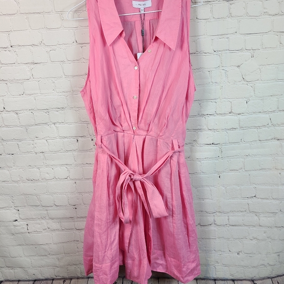 Reiss Carlotta Button Through Mini Dress size 12 - Picture 5 of 11